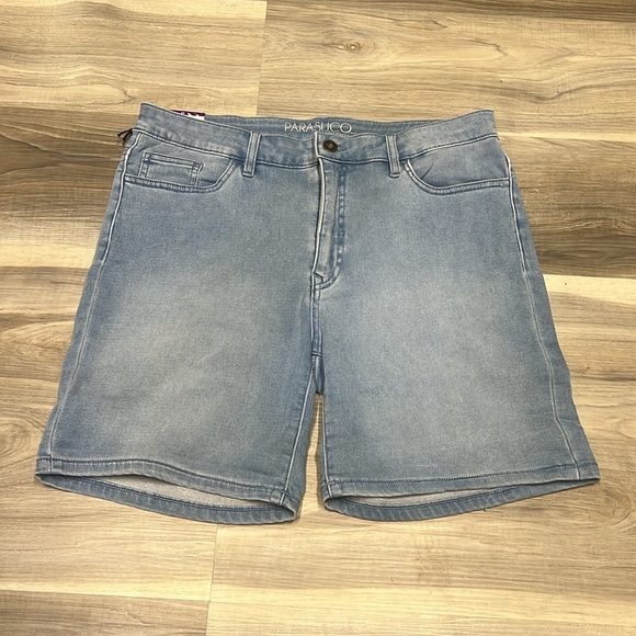 Parasuco blue denim shorts size 14 NWT - Picture 2 of 6